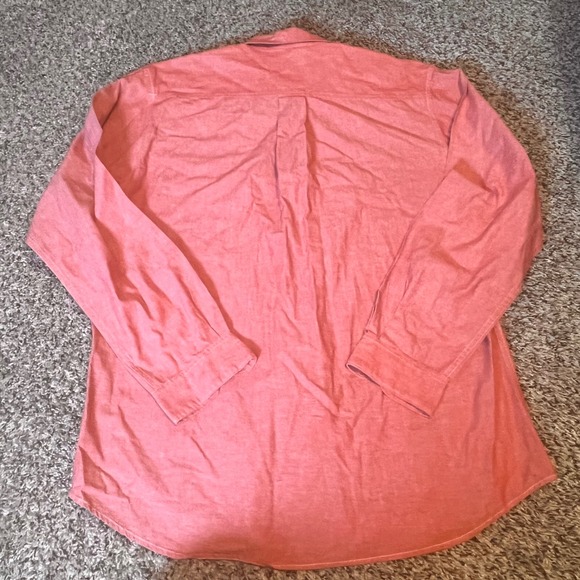 Saks Fifth Avenue Button Down Shirt‎ Long Sleeve Pockets Cotton Mens Medium - Picture 9 of 9